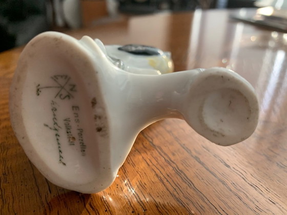 Image 1 of Petit Oiseau KAREL-ENS PORCELAINE, UNIQUE et RARE