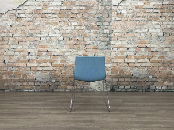 Image 1 of 6x Arper Catifa 46 blau mit Armlehne