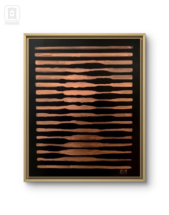 Image 1 of Walter Geraci - Gioconda Stripes (bronzo)