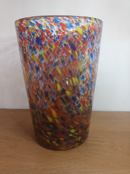 Large Murano "Millefiori" vase.