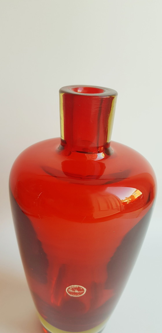 Image 1 of Bottiglia Sommersa Grande in Vetro di Murano anni '60 