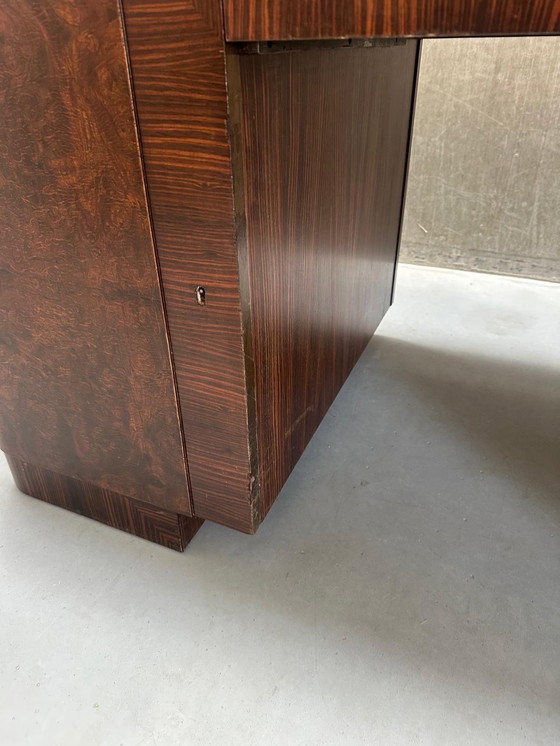 Image 1 of Scrivania Art Déco in ebano - Bruno Paul