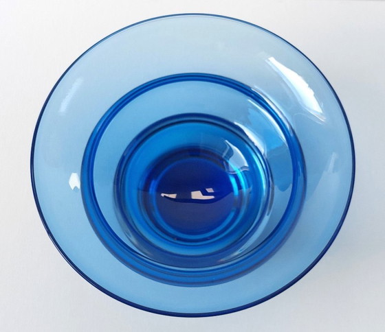 Image 1 of Blaue Glasvase „Freiheit“