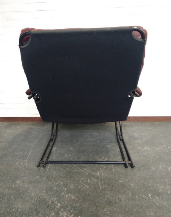 Image 1 of poltrona relax in pelle anni '70