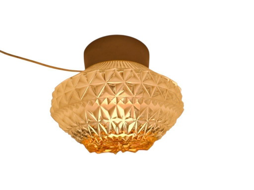 Herda Holland - plafonniere - geometrisch - persglas - 60's