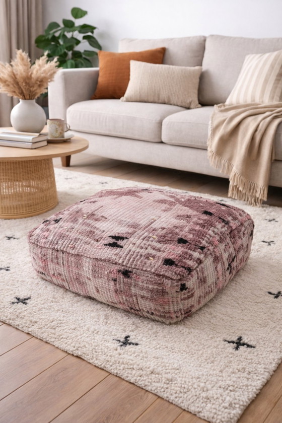 Image 1 of Handmade Berber Pouf
