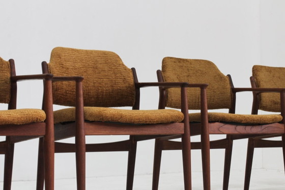 Set Vintage Danish Teak Dining chairs Arne Vodder Sibast – Wood (photo 8 of 11)