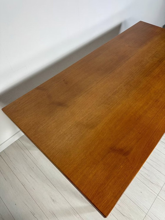 Image 1 of XL Vintage Danish Teak Extendable Dining Table 60s