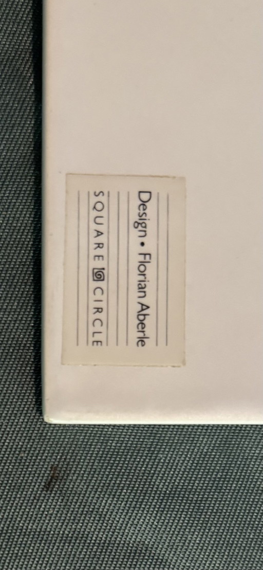 Witte Schaal Square & Circle, Design Florian Aberle – decoratieve objecten, Ceramic (photo 2 of 5)