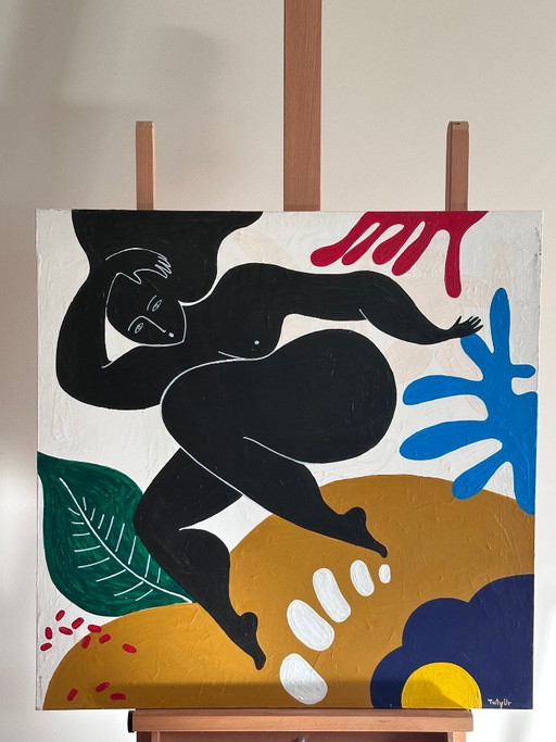 Taty Ur painting woman