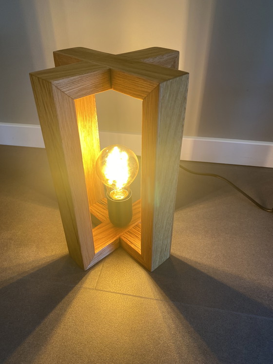 Image 1 of Wooden table lamp