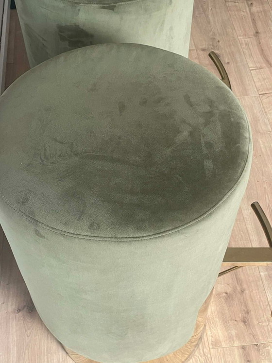 Image 1 of Designer bar stools Casa Padrino - 2 pieces