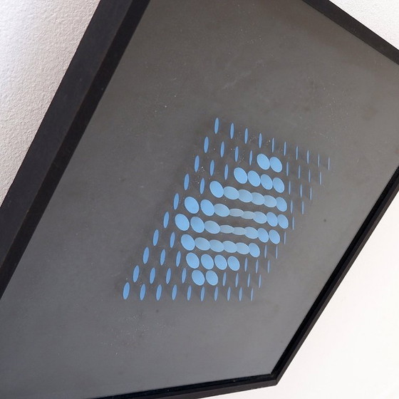 Image 1 of Composition bleue en relief - XXe Dans l'esprit de Luis Tomasello