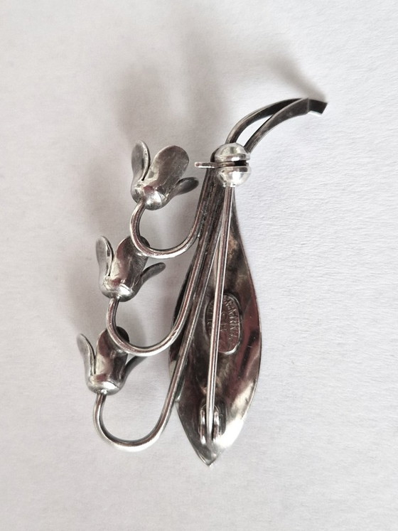 Hermann Siersbøl Denmark - Spilla d'argento - Marcata – Oggetti decorativi (photo 4 of 6)