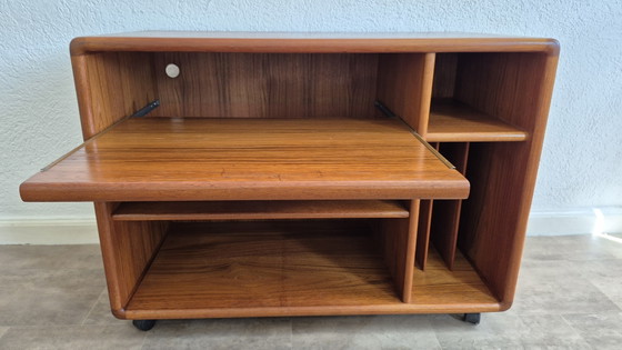 Dyrlund Teak Record Trolley | Mid-Century Danish Design – TV furniture, Wood (photo 5 of 8)