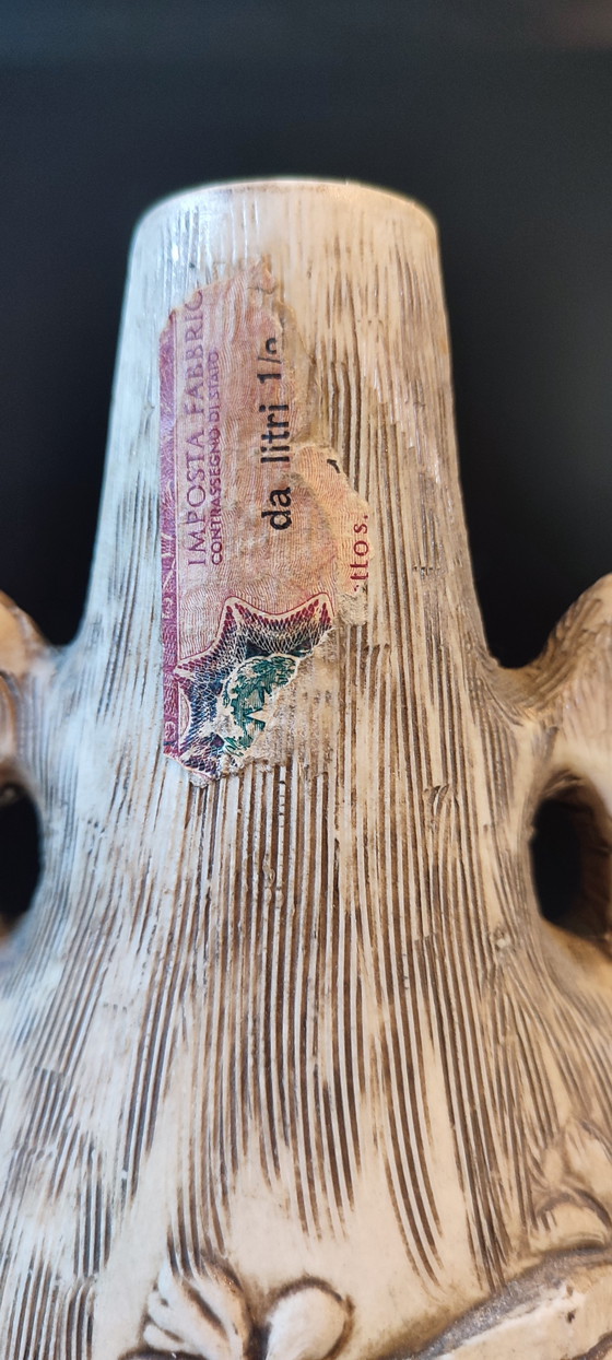 Image 1 of Vase signed Eva-Sud Mod. Dep vintage Italian ceramics