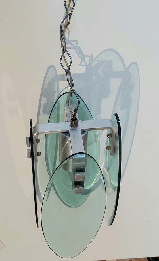 Image 1 of Suspension italienne Fontana Arte des années 1970