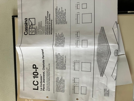 Image 1 of Table en verre Cassina LC10-P Le Corbusier