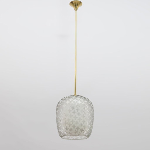 Mid-Century Cora Pendant Lamp by Wilhelm Wagenfeld for Peill & Putzler, 1950s