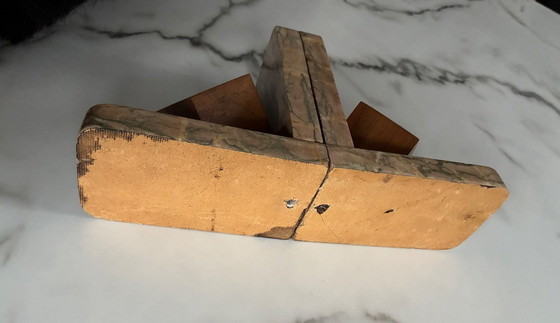 Image 1 of Paire de serres livres marbre rose et gris Portugal