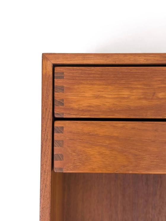 Teak Wall Console #131 by Kai Kristiansen for Aksel Kjersgaard, 1960s – Shelving unit, Aluminium (photo 5 of 16)