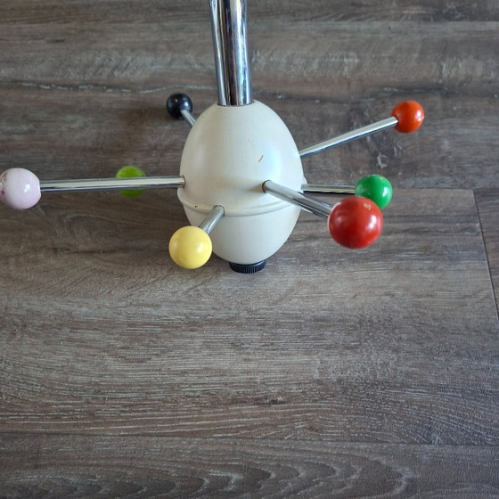 Perchero Sputnik Saturno, diseño de los años 80 – IKEA, Wood, Plastic (photo 11 of 13)