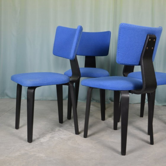 Image 1 of 4 sillas de comedor de madera contrachapada