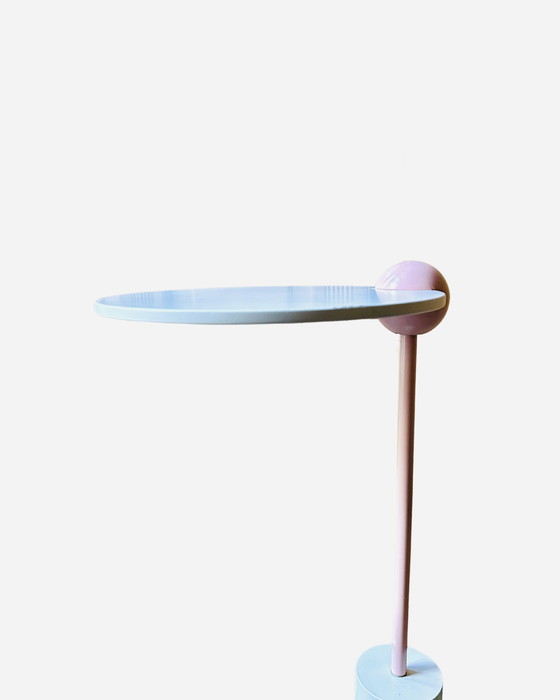 Image 1 of "Piccolo" side table in Memphis style - Edward Geluk for ArCo, Netherlands, 1984 Rotatable