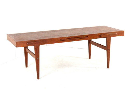 Ejvind A Johansson voor Ivan Gern salontafel met dienblad vintage Deens design – Wood