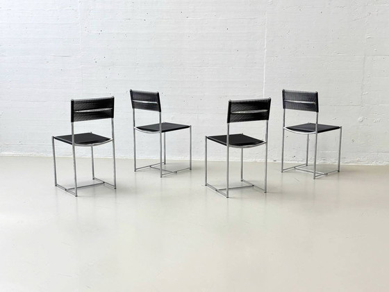 Image 1 of Set of 4 Spaghetti Chair 101 chairs by Giandomenico Belotti Alias