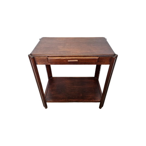 French Art Deco table with drawer, circa 1930