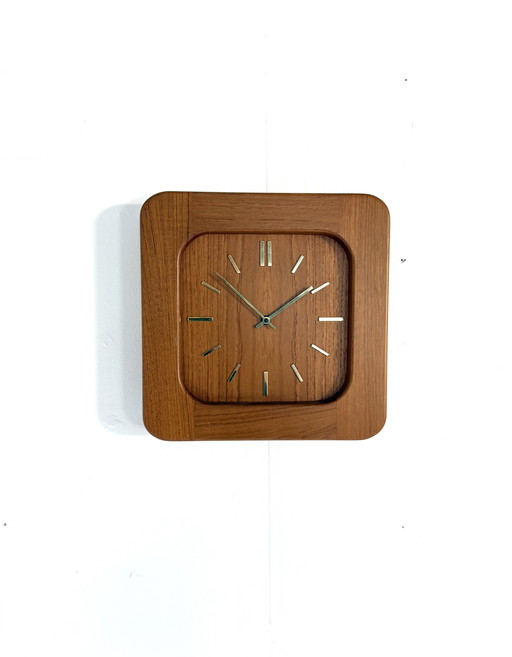 Vintage Teak Wall Clock, Westminster '70