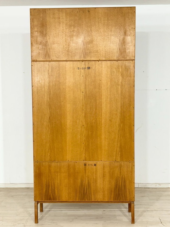 Image 1 of Mid-century classic: IKEA MTP shelf / highboard / sideboard – oak – design Marianne Richter