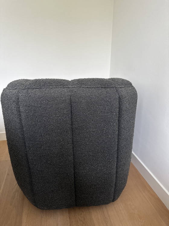Poltrona Girevole St. Lewis, Bouclé, Beluga – Poltrone, Textile (photo 2 of 6)