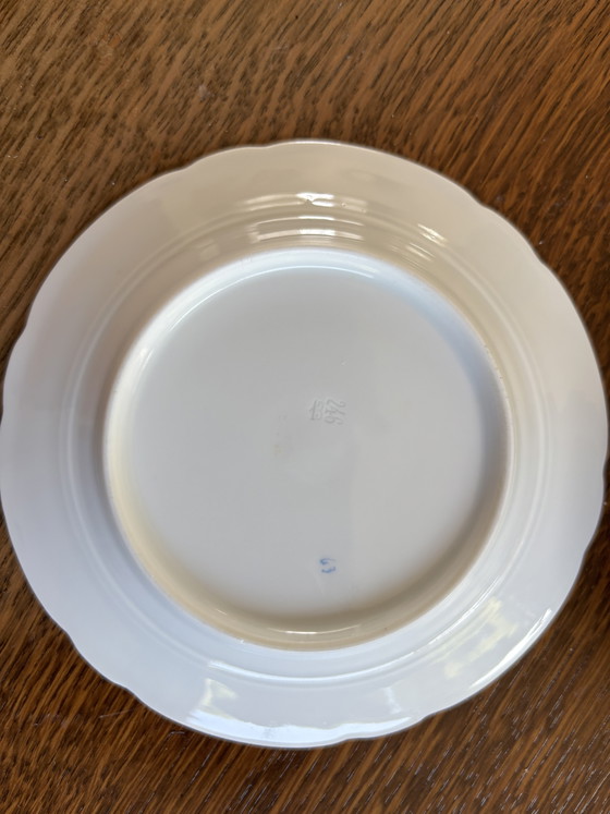 Antieke Fraureuth Porseleinen Gebakset / Dessertset (12-delig) – Ca. 1900 – Servies, Porcelain (photo 4 of 7)