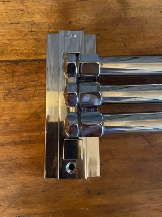 Duschstange Duschablage Art Deco 1930 Französisch – Dekorative Objekte, Messing (photo 2 of 11)