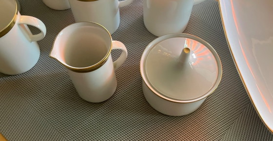 ¡Colección de porcelana Rosenthal Berlin Kurfürstendamm de Cuno Fischer! ¡Blanco/Dorado! ¡Mediados de siglo! (photo 8 of 8)