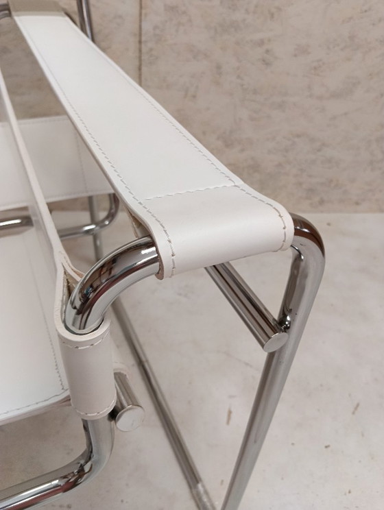 KNOLL Studio Poltrona WASSILY B3 NUOVA, in Cuoio Bianco – Poltrone, Leather (photo 29 of 83)