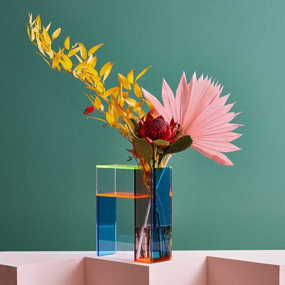 Image 1 of Mondrian 3-in-1 Vase - NEON | MoMA