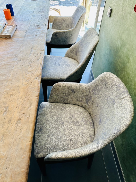 Image 1 of Molteni&C Chelsea Jean Paul Gaultier stoelen 5 stuks