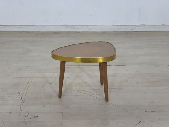 Image 1 of schattige niervormige bloementafel bijzettafel VINTAGE