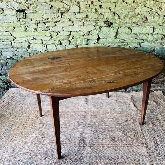 Image 1 of Table de Ferme Ovale 149cm