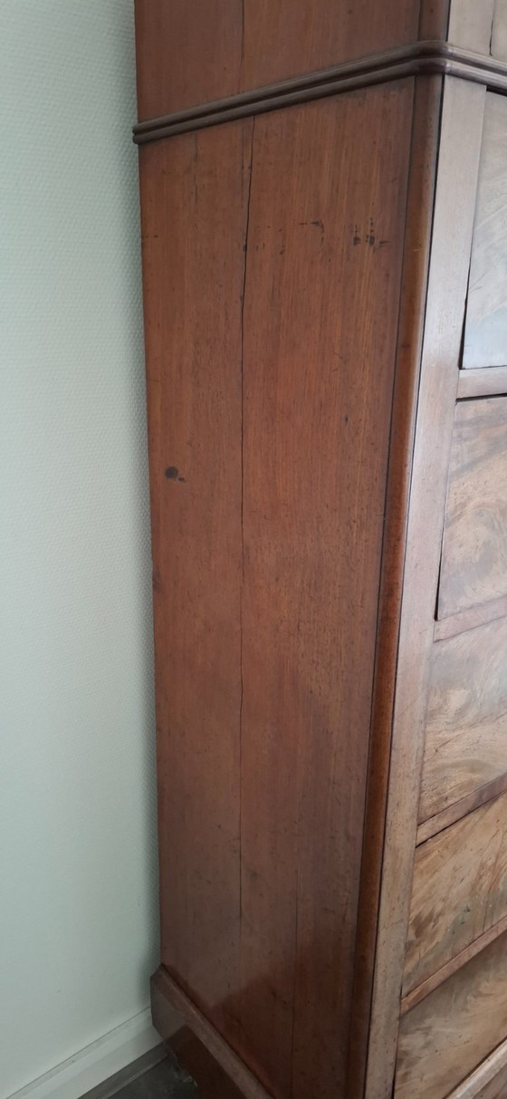 Antieke Antieke Mahoniehouten Chiffonière Of Hoge Ladekast – Ladekasten, Wood (photo 7 of 7)