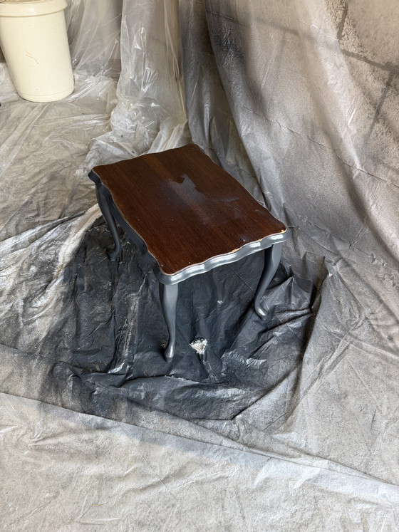 Image 1 of Refurbished antique side table