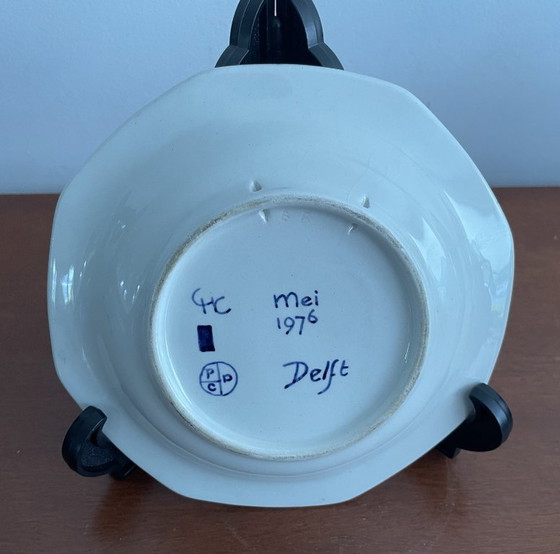 Image 1 of Piatto da parete in terracotta di Delft