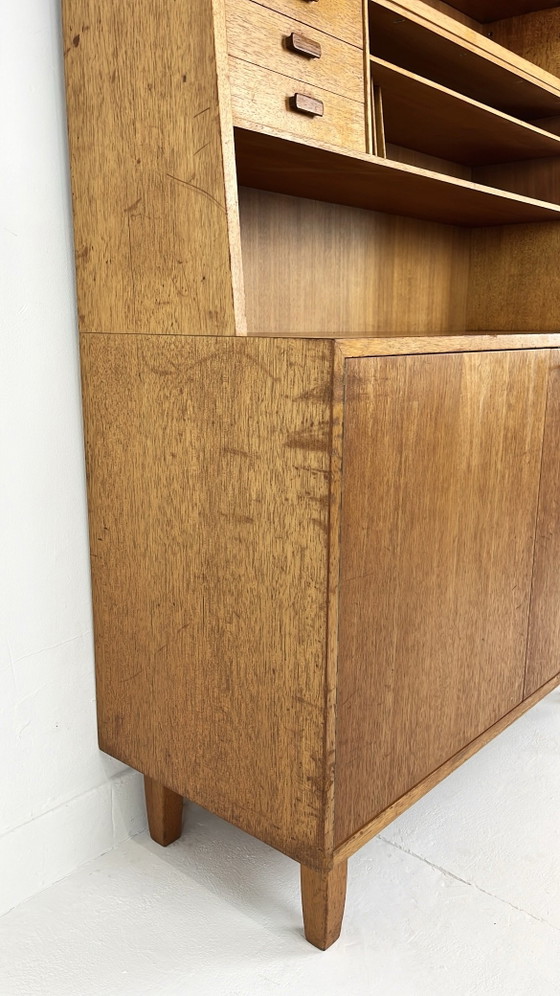Swedish vintage teak veneer bookcase – Sideboard cabinet, Wood (photo 7 of 16)