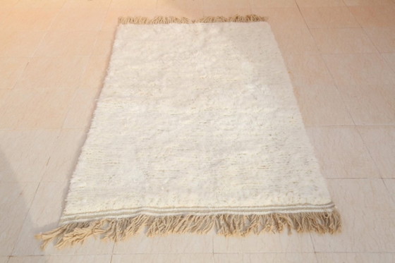 Image 1 of Tappeto marocchino fatto a mano in lana naturale, 250 cm x 150 cm