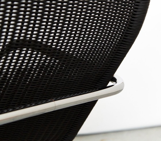 Image 1 of Sedia a sbalzo Anton Lorenz D35 e pouf C35 per Tecta