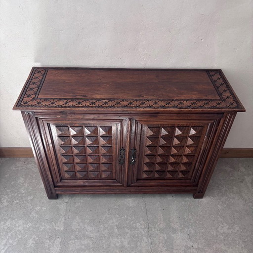 Small wooden sideboard