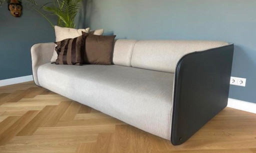 Divano Rolf Benz 6900 in tessuto e pelle